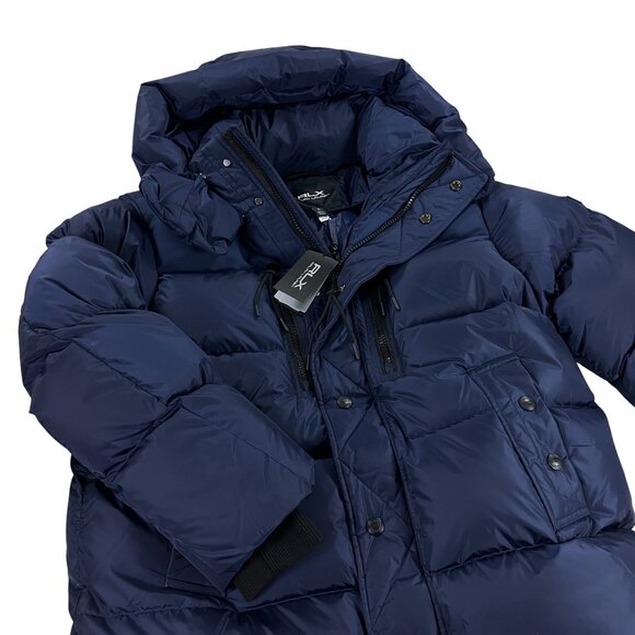 Ralph Lauren RLX Garston Hooded Down Puffer Ski Jacket Mens Size M Navy NWT - Picture 3 of 13